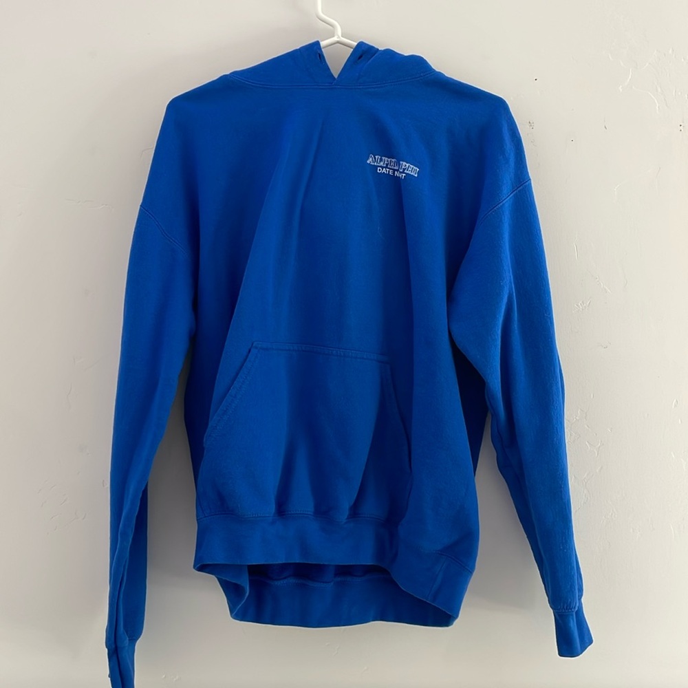 Alpha Phi Blue Hoodie